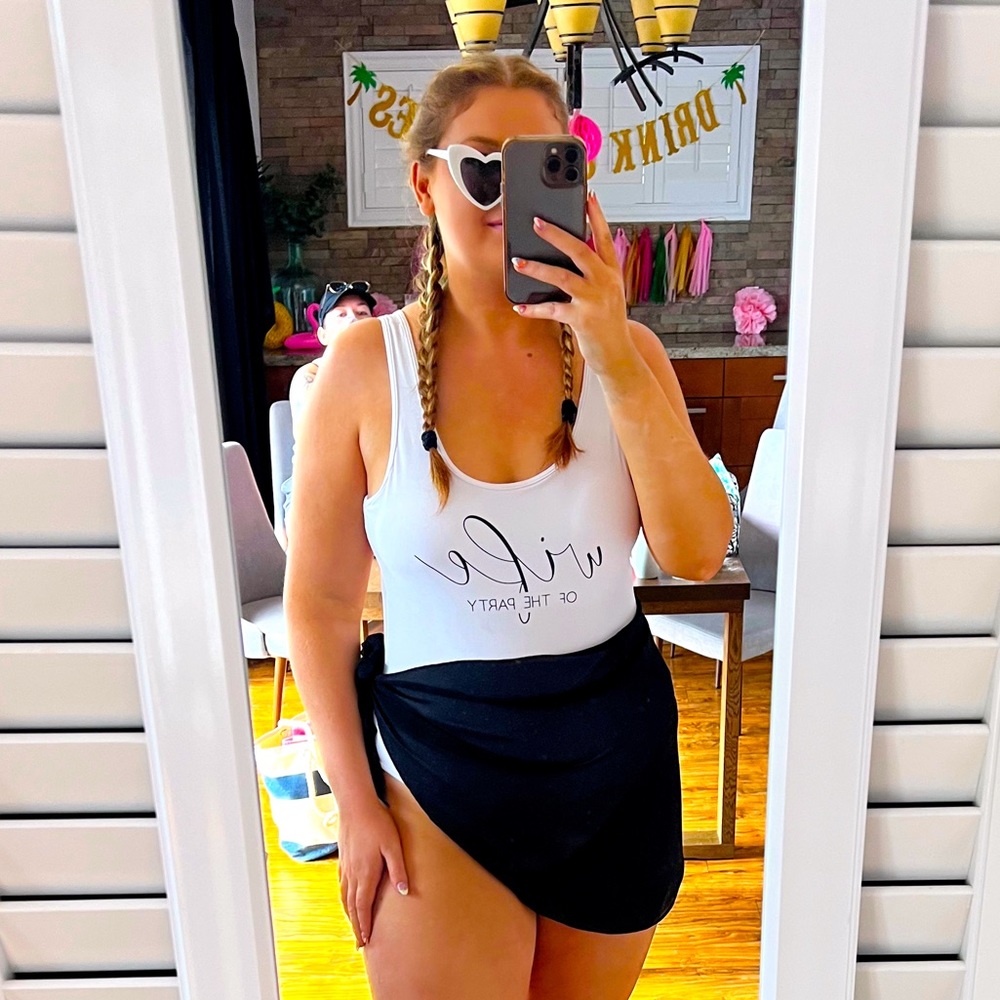 Wife of the party bathing suit